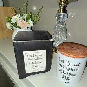 Ocean Breeze Scented Candle with Wooden Lid